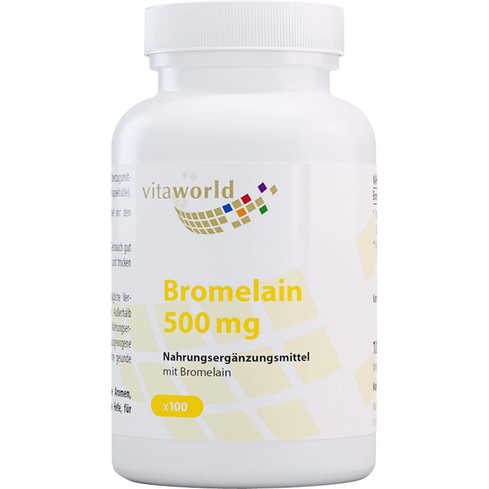 Bromelain 500 mg Kapseln 100 St 100 St