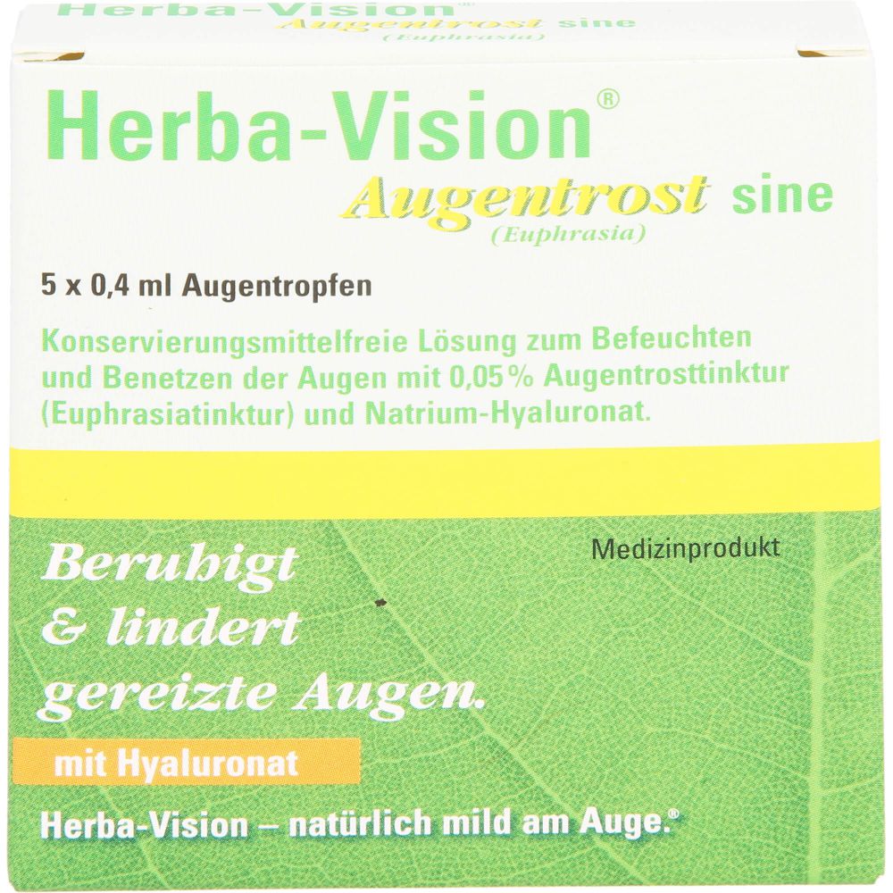 HERBA-VISION Augentrost sine Augentropfen