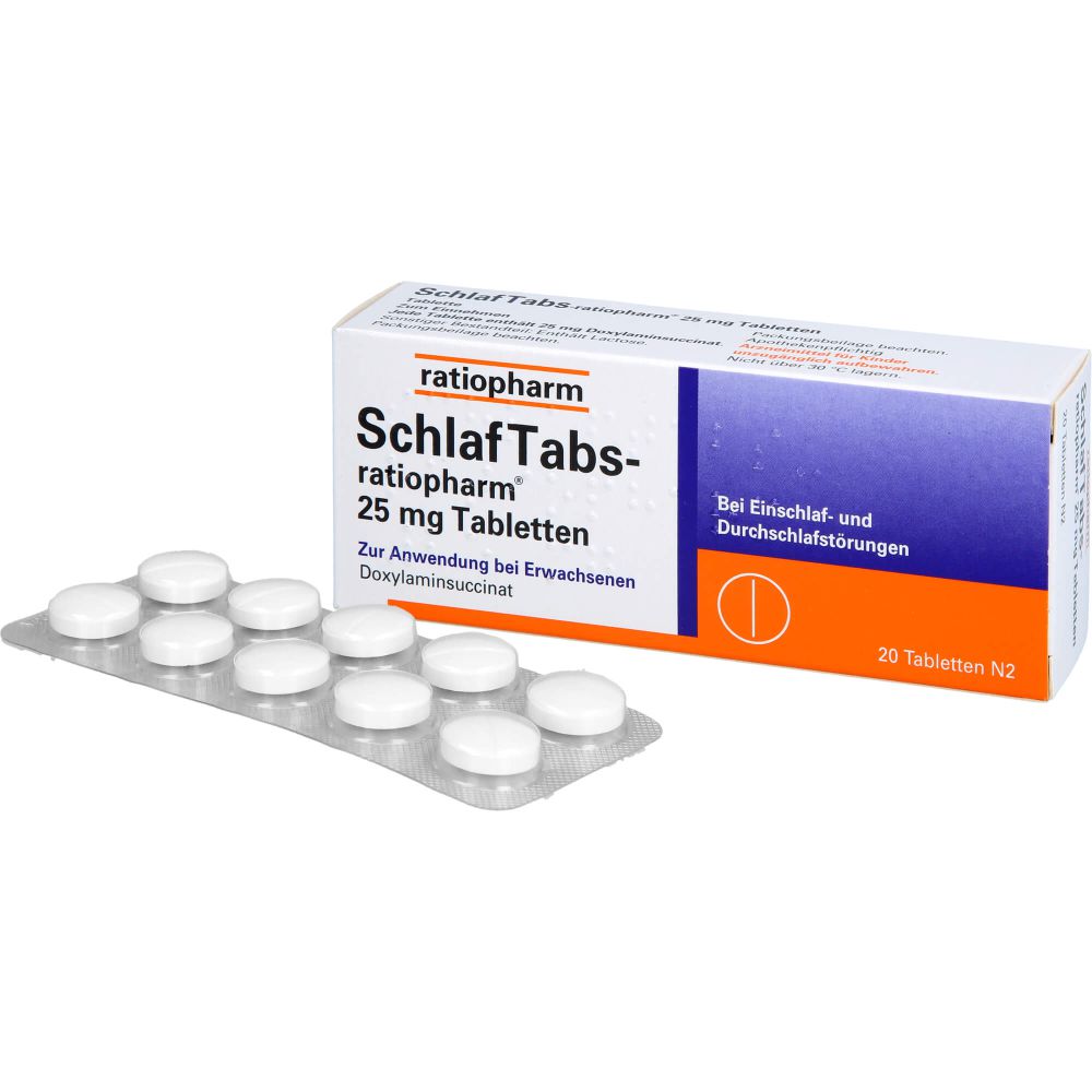 SCHLAF TABS-ratiopharm 25 mg Tabletten