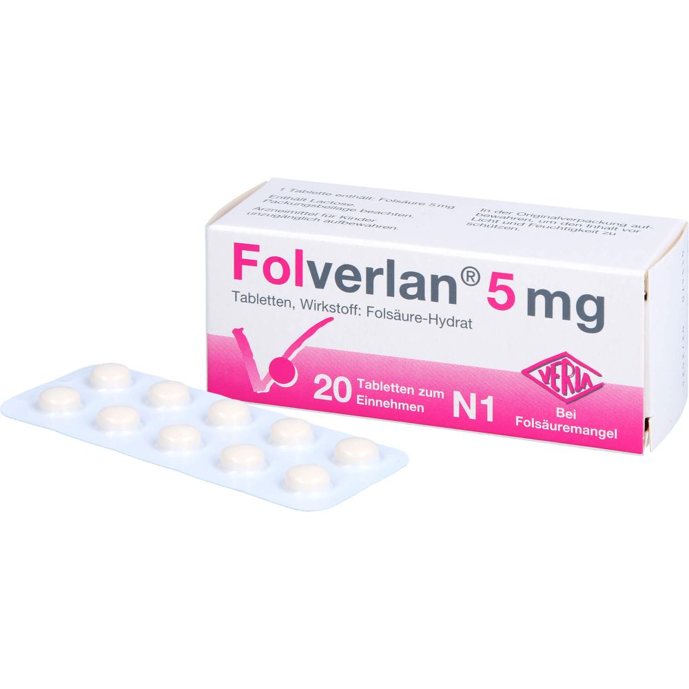 FOLVERLAN 5 mg Tabletten