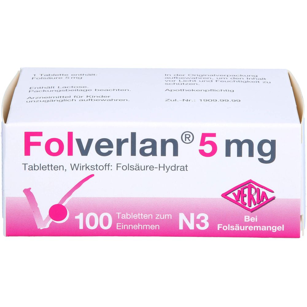 FOLVERLAN 5 mg Tabletten