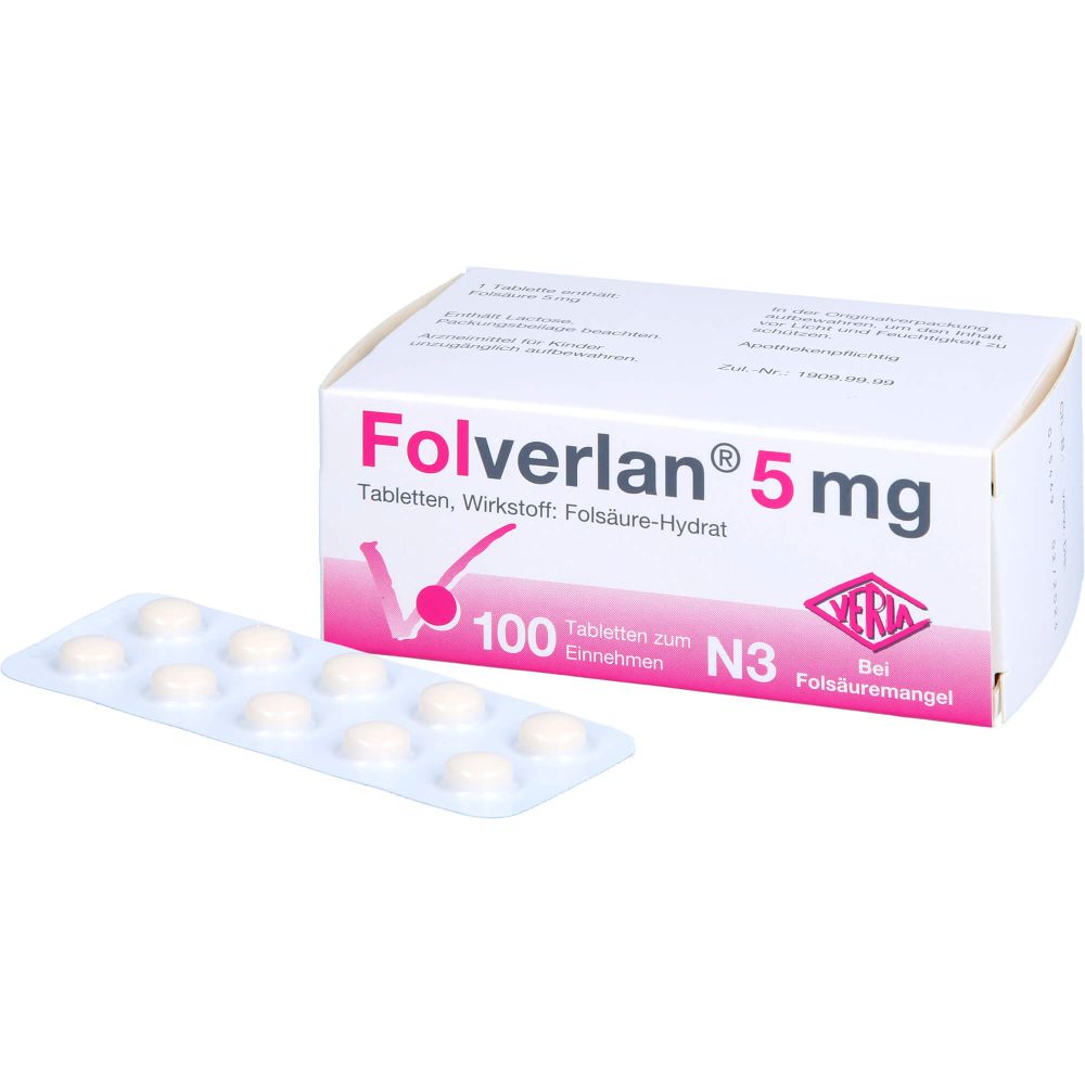 FOLVERLAN 5 mg Tabletten