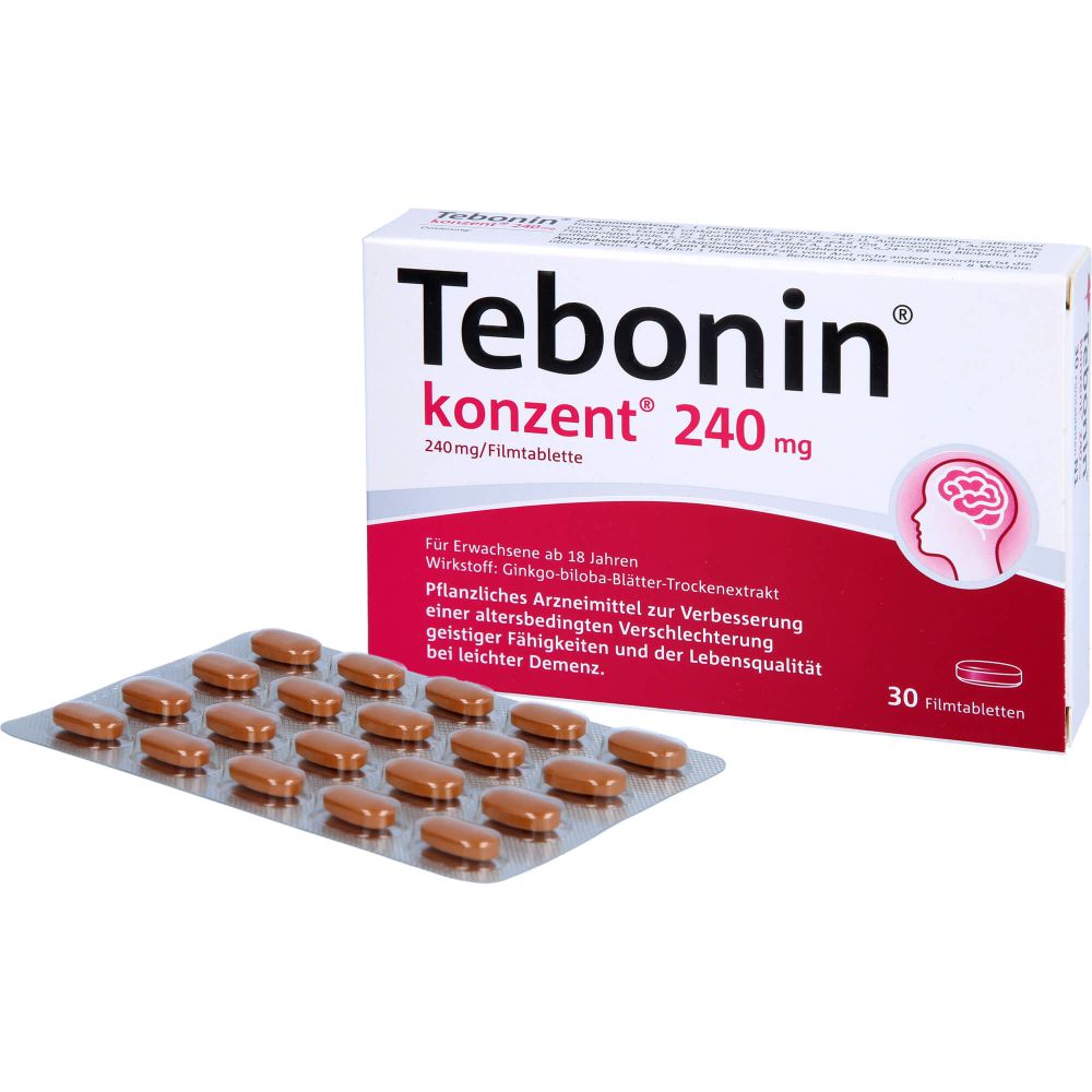 Tebonin konzent 240 mg Filmtabletten 30 St