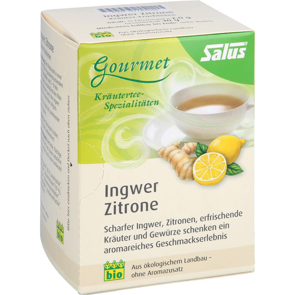 INGWER ZITRONE Tee Salus Filterbeutel