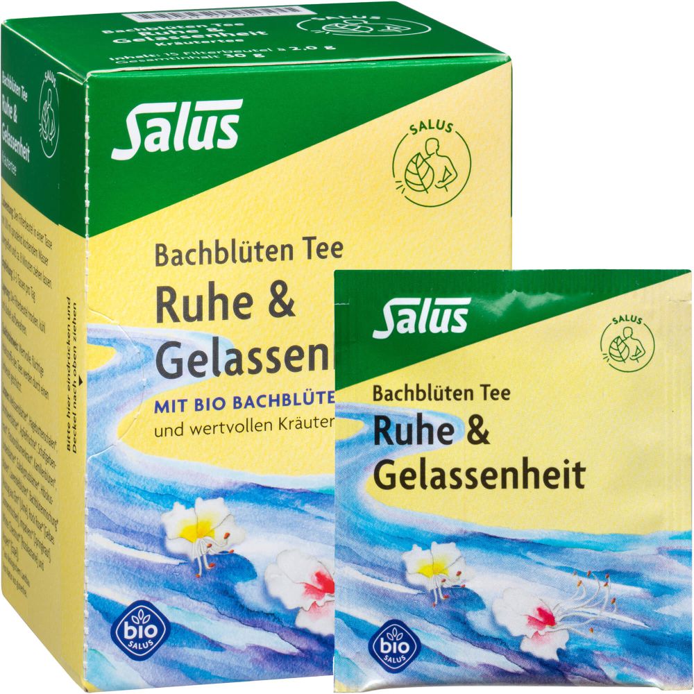 BACHBLÜTEN TEE Ruhe & Gelassenheit Bio Salus Fbtl.