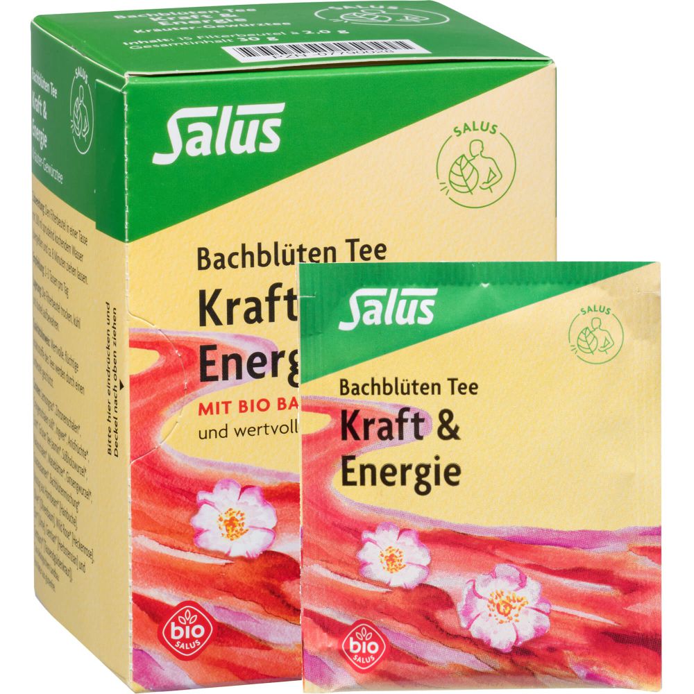 BACHBLÜTEN TEE Kraft & Energie Bio Salus Fbtl.