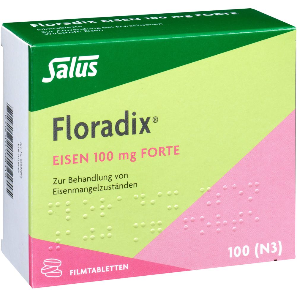 FLORADIX Eisen 100 mg forte Filmtabletten