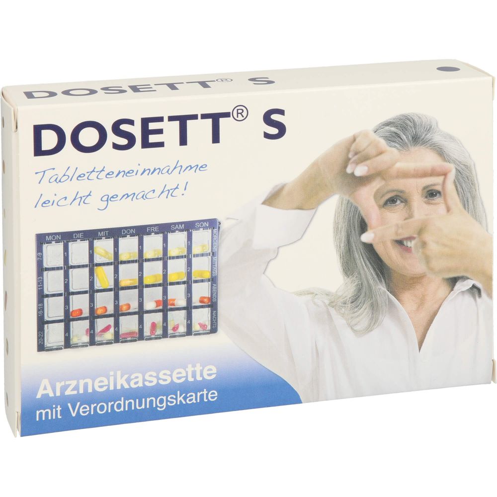 DOSETT S Arzneikassette blau