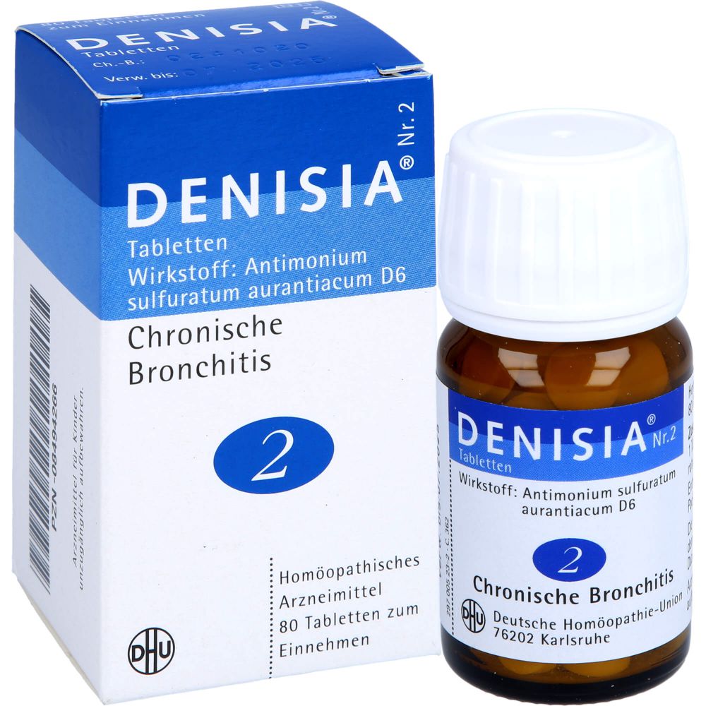 DENISIA 2 chronische Bronchitis Tabletten