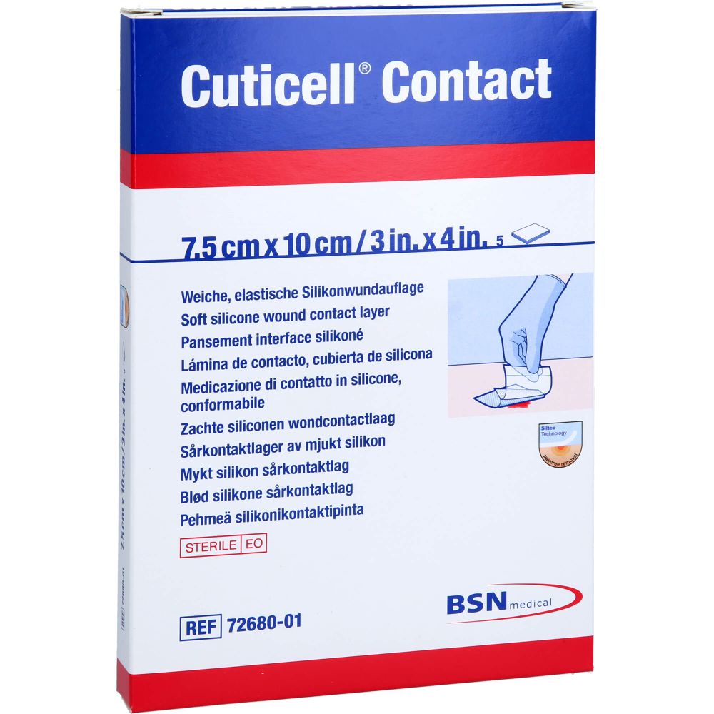 CUTICELL Contact 7,5x10 cm Verband