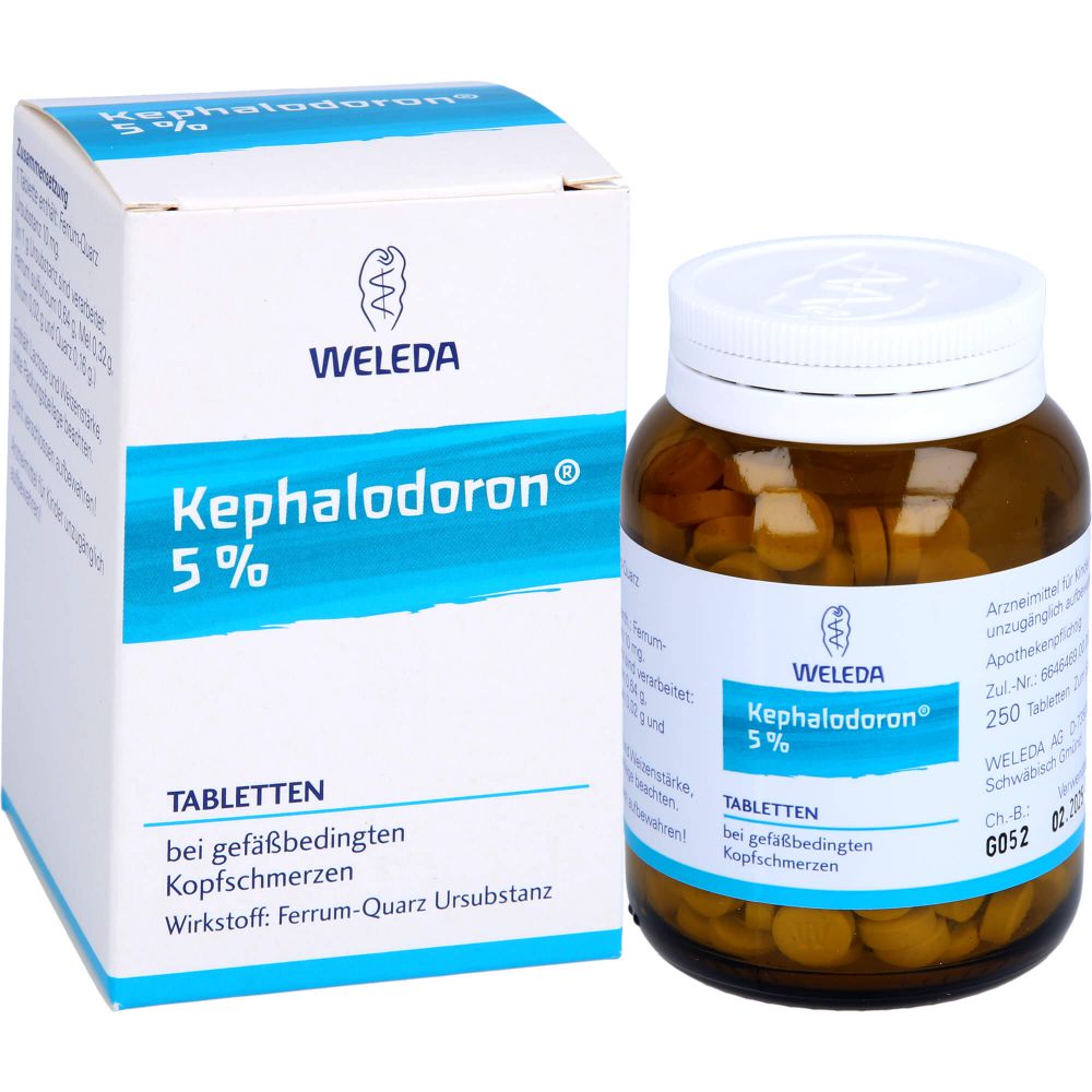 WELEDA KEPHALODORON 5% Tabletten
