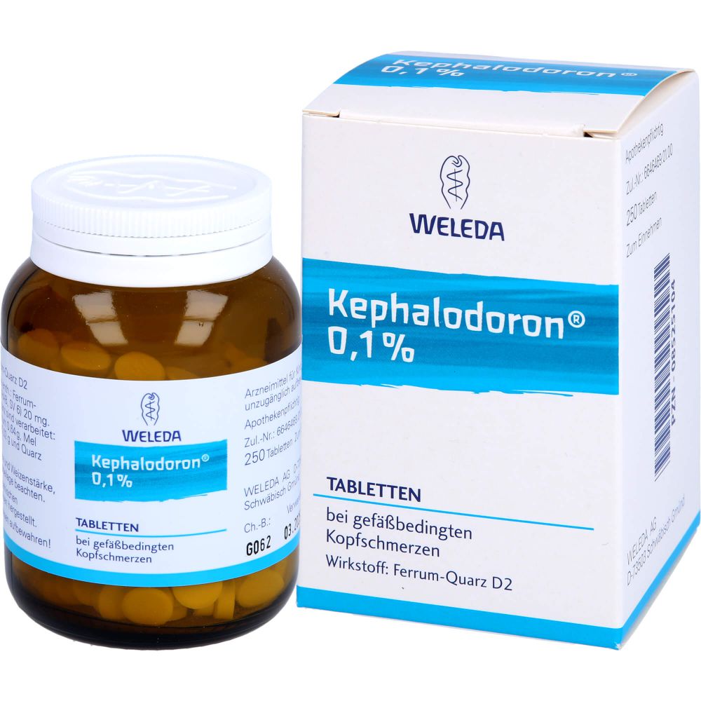 WELEDA KEPHALODORON 0,1% Tabletten