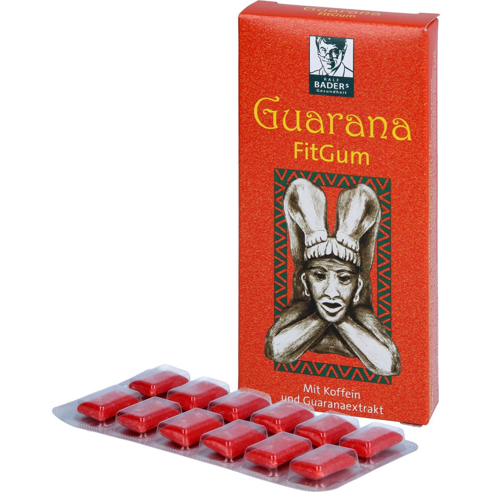 GUARANA FITGUM Blisterpack.Kaudragees