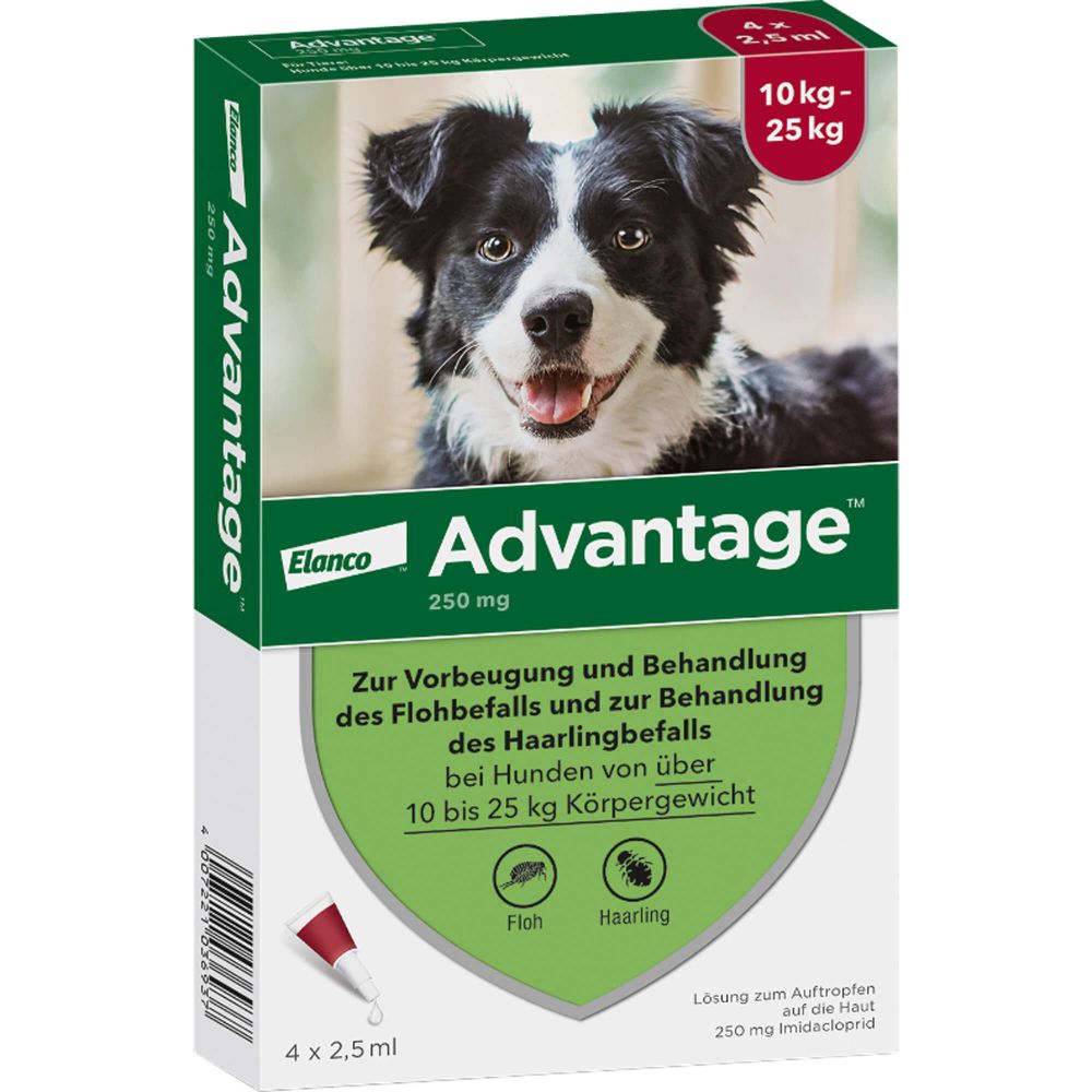 ADVANTAGE 250 Lösung f.Hunde 10-25 kg