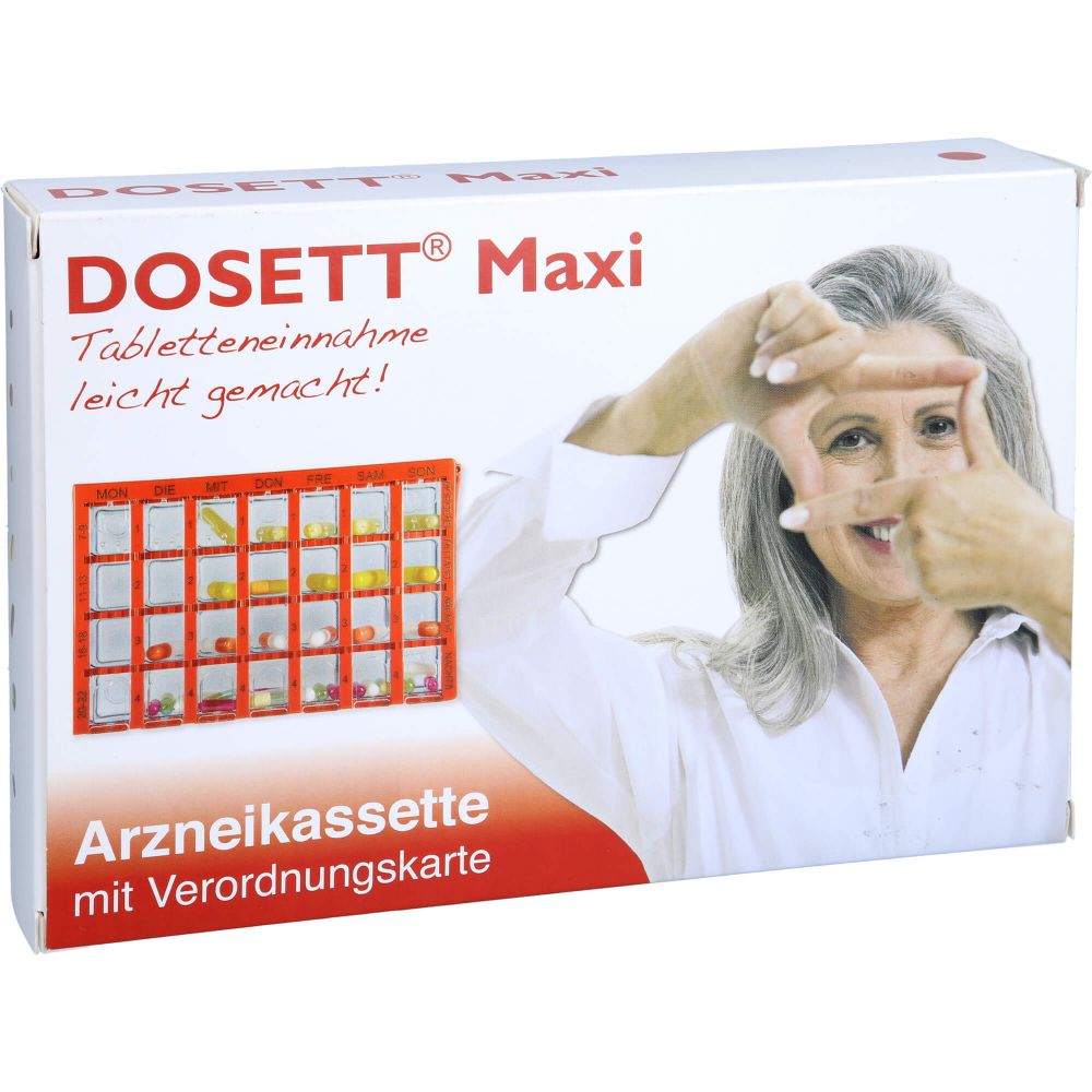 Dosett Maxi Arzneikassette rot 1 St