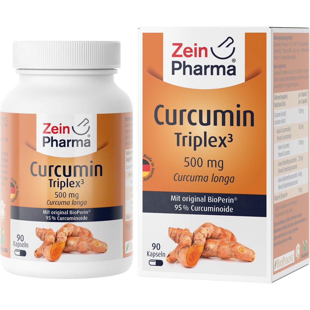 CURCUMIN-TRIPLEX3 500 mg/Kap.95% Curcumin+BioPerin