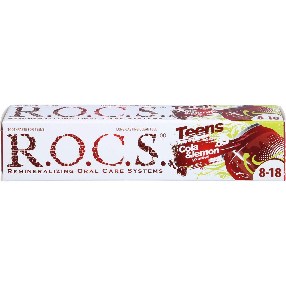 ROCS Teens Cola & Zitrone Zahnpasta