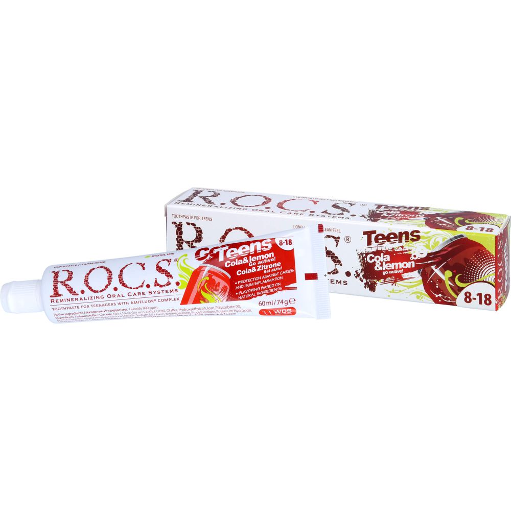 ROCS Teens Cola & Zitrone Zahnpasta