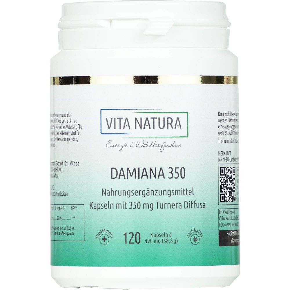 Damiana 350 mg Kapseln 120 St