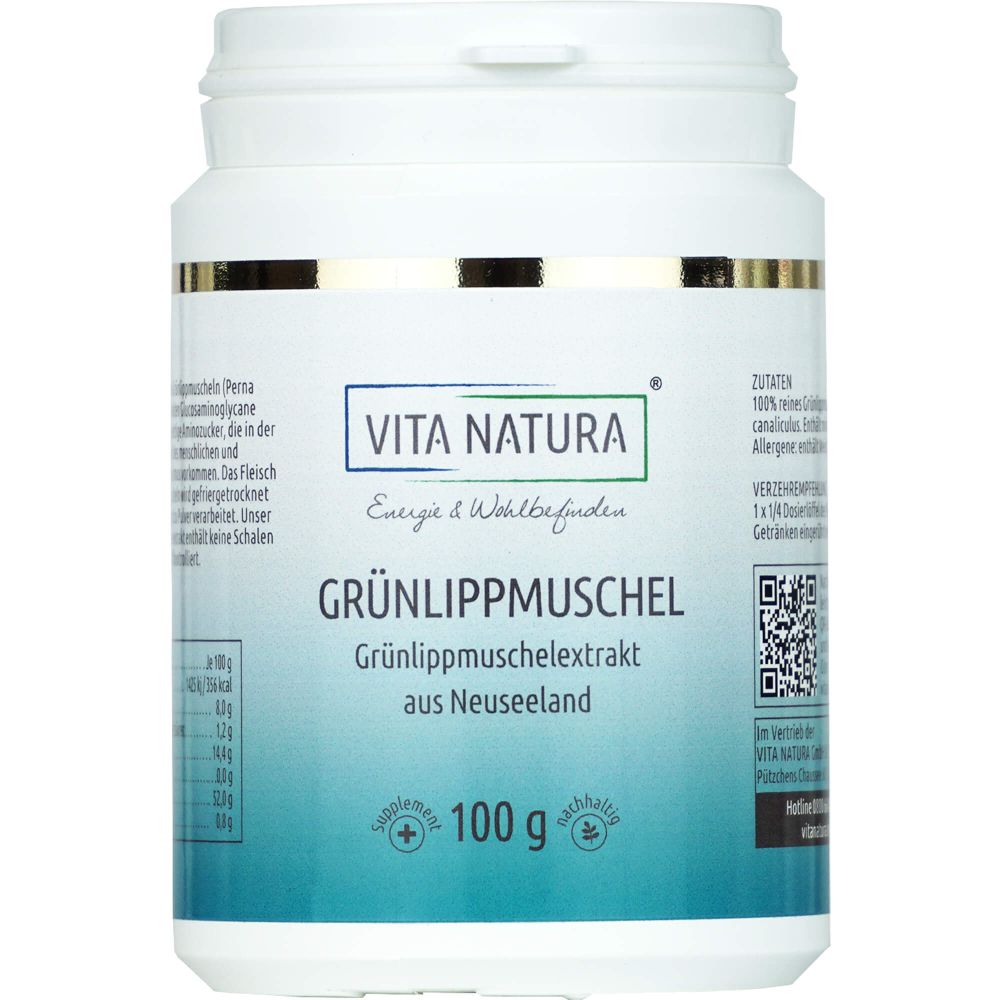 GRÜNLIPPMUSCHEL PULVER