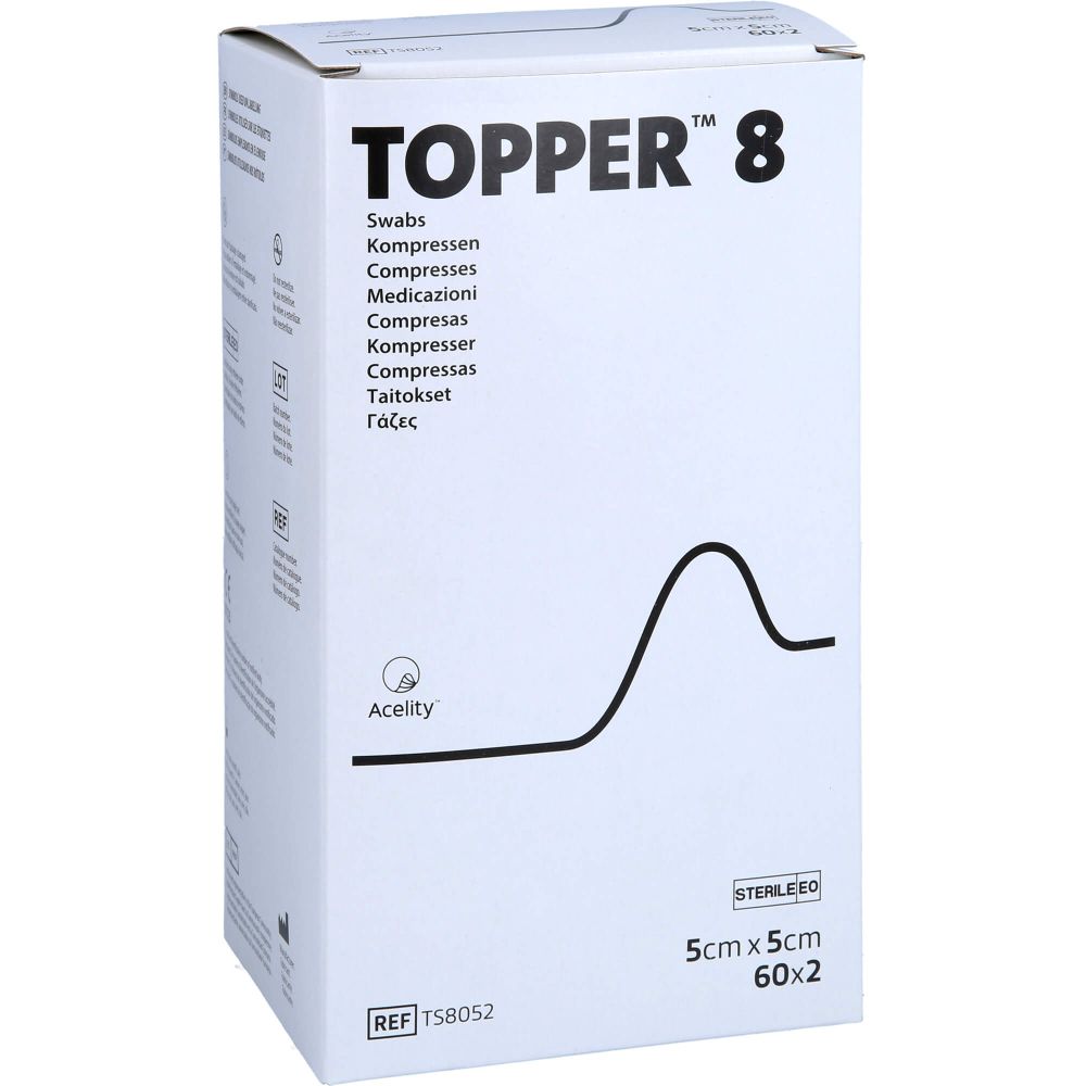 TOPPER 8 Kompr.5x5 cm steril