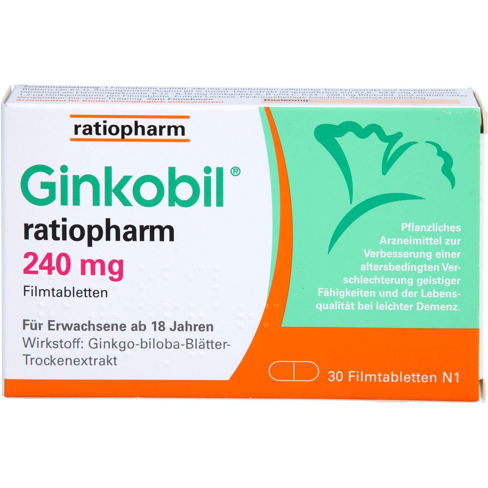 GINKOBIL-ratiopharm 240 mg Filmtabletten