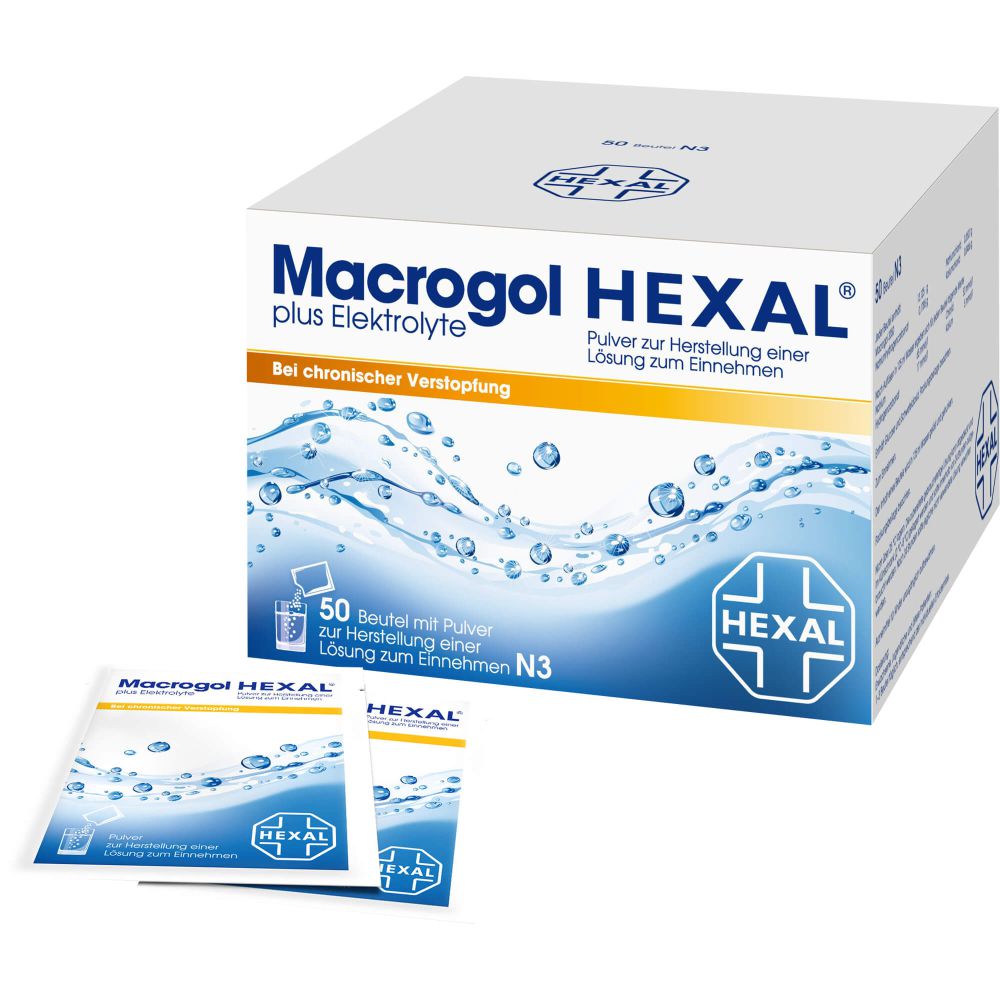 MACROGOL HEXAL plus Elektrolyte Plv.z.H.e.L.z.E.