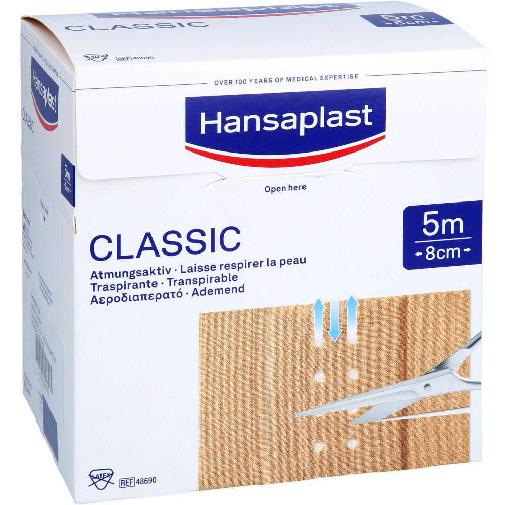 Hansaplast Classic Pflaster 8 cmx5 m 1 St