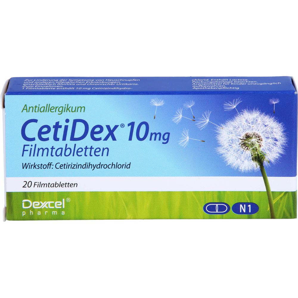 Cetidex 10 mg Filmtabletten 20 St