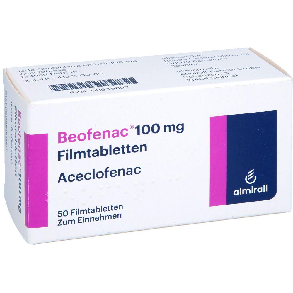 BEOFENAC 100 mg Filmtabletten