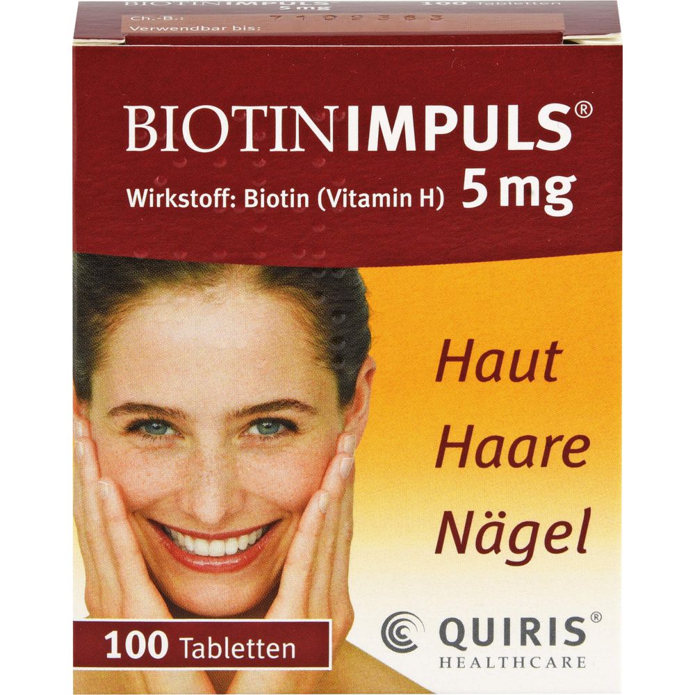 Biotin Impuls 5 mg Tabletten 100 St