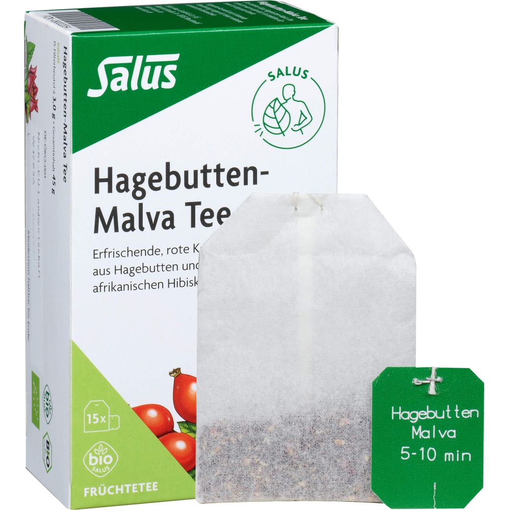 HAGEBUTTEN MALVA Tee Früchtetee Bio Salus Fbtl.