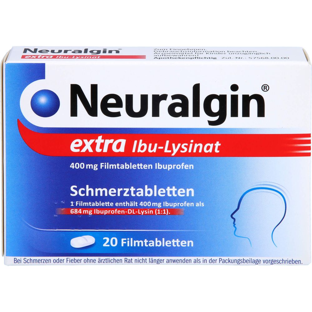 Neuralgin extra Ibu-Lysinat Filmtabletten 20 St