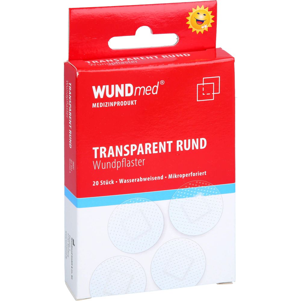 WUNDPFLASTER 2,5 cm rund transparent