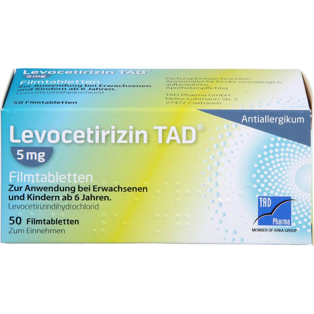 LEVOCETIRIZIN TAD 5 mg Filmtabletten