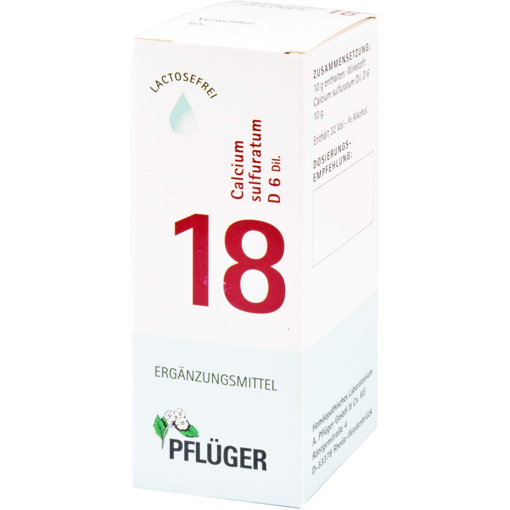 BIOCHEMIE Pflüger 18 Calcium sulfuratum D 6 Tropf.