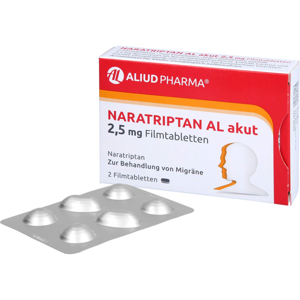 NARATRIPTAN AL akut 2,5 mg Filmtabletten