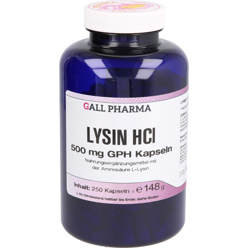 LYSIN HCL 500 mg GPH Kapseln