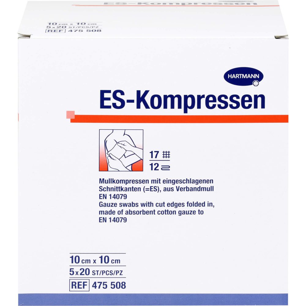 ES-KOMPRESSEN steril 10x10 cm
