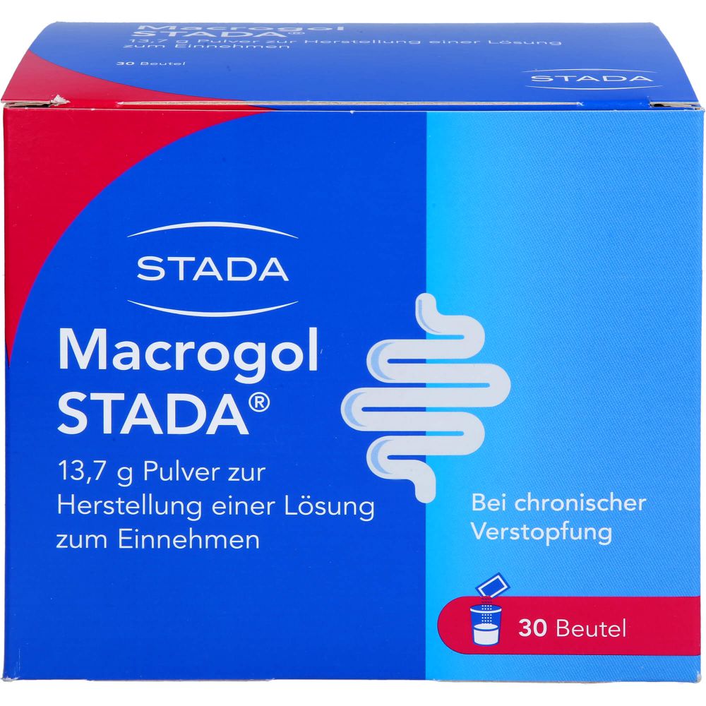 Macrogol Stada 13,7 g Plv.z.Her.e.Lsg.z.Einnehmen 30 St