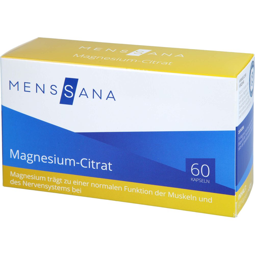 Magnesiumcitrat MensSana Kapseln 60 St
