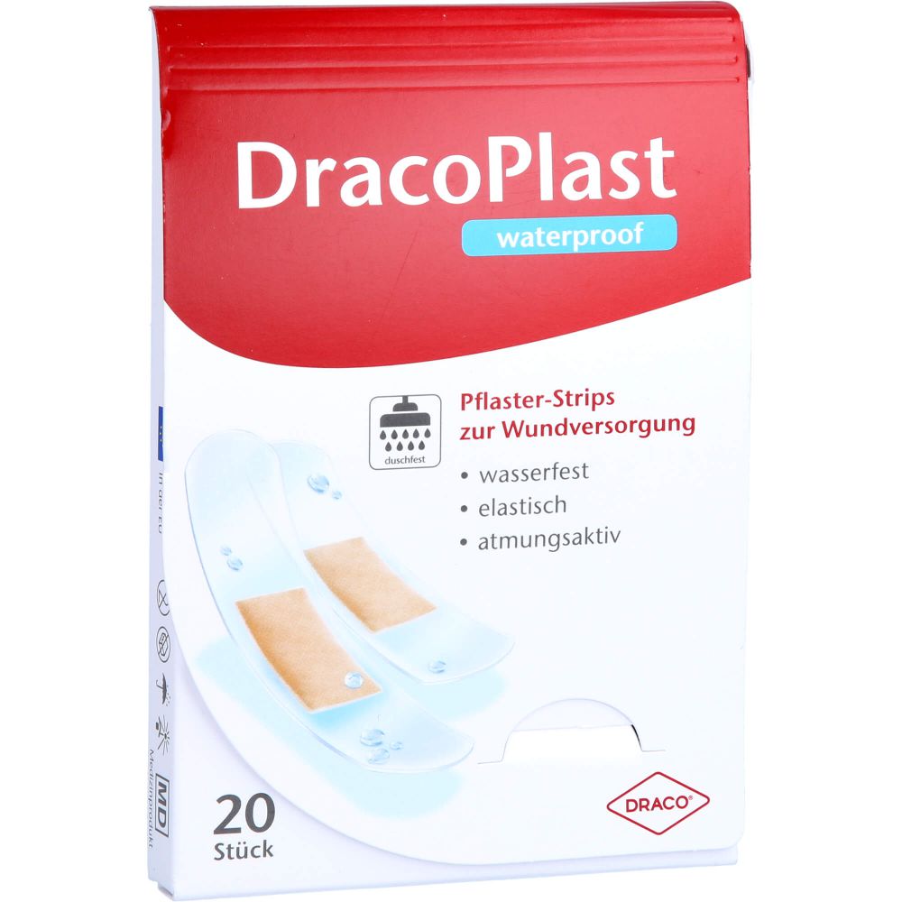 DRACOPLAST waterproof Pflasterstrips sortiert