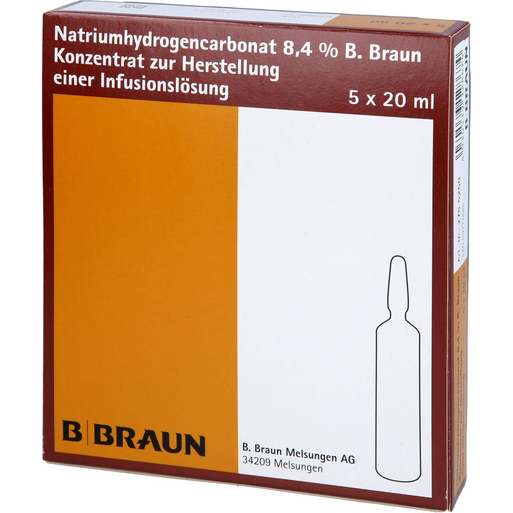 NATRIUMHYDROGENCARBONAT B.Braun 8,4% Glas