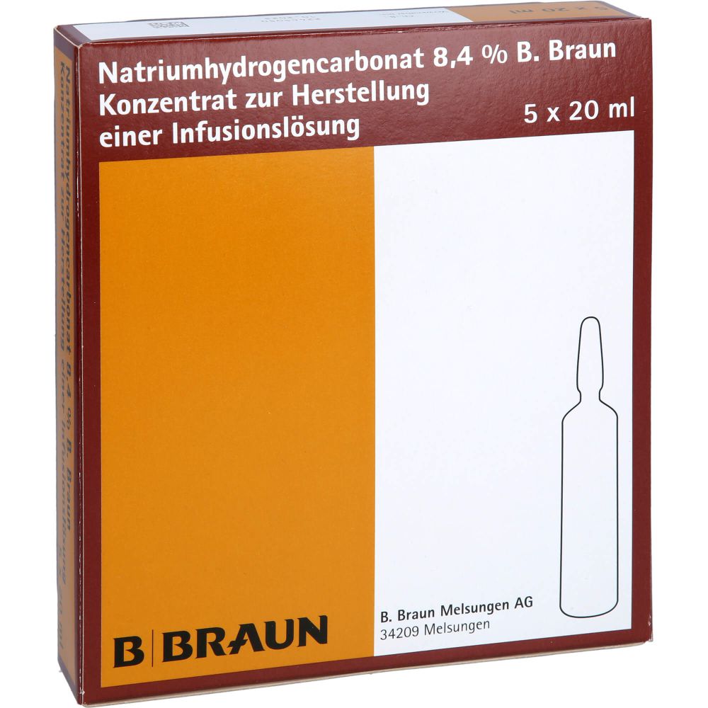 NATRIUMHYDROGENCARBONAT B.Braun 8,4% Glas