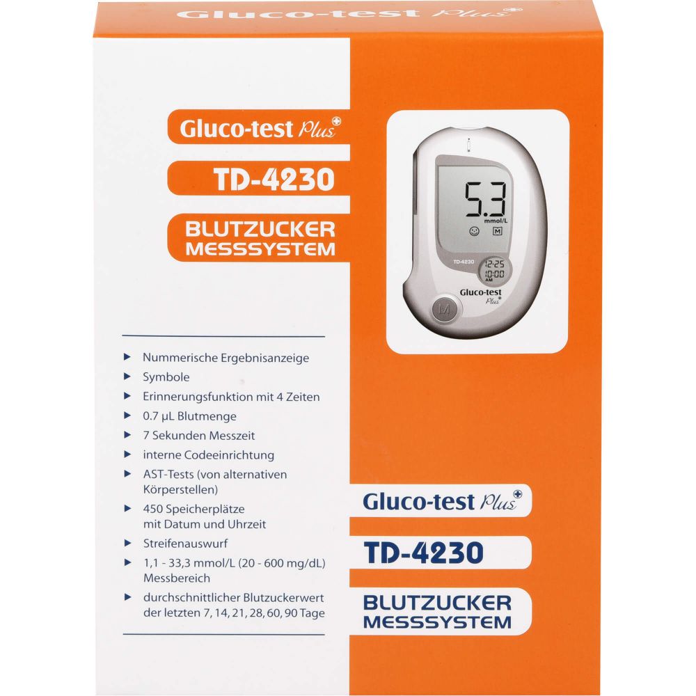 GLUCO TEST Plus 10 Set mmol/l