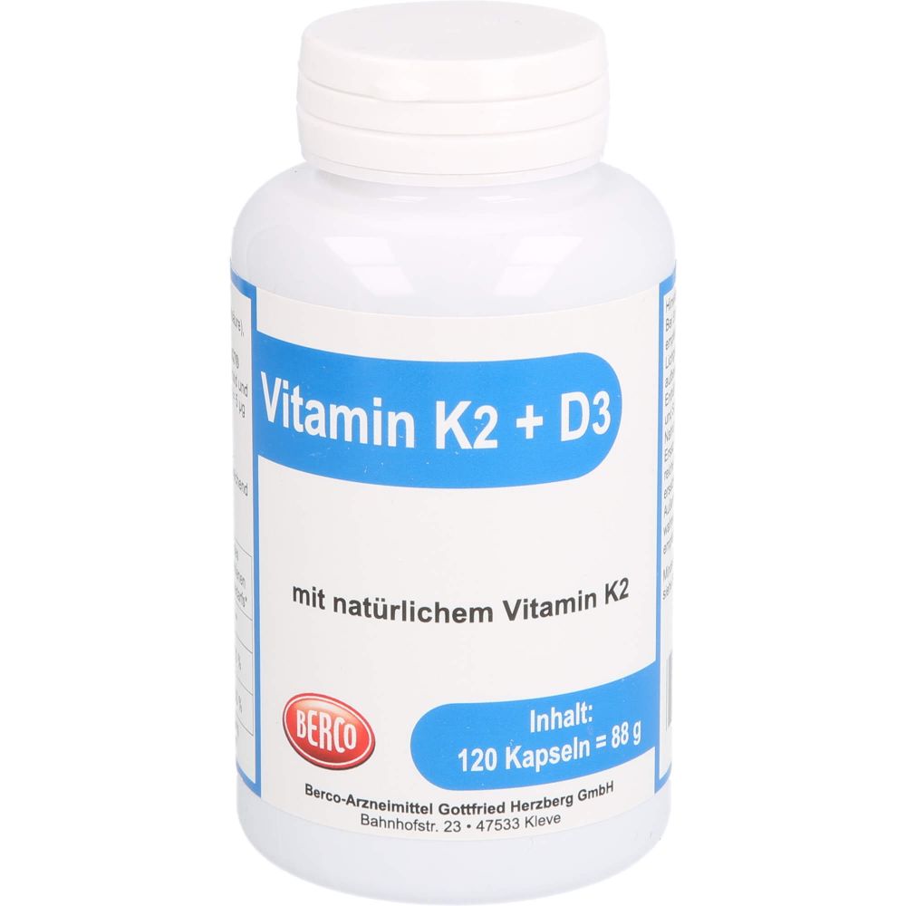 Vitamin K2+D3 Berco Kapseln 120 St