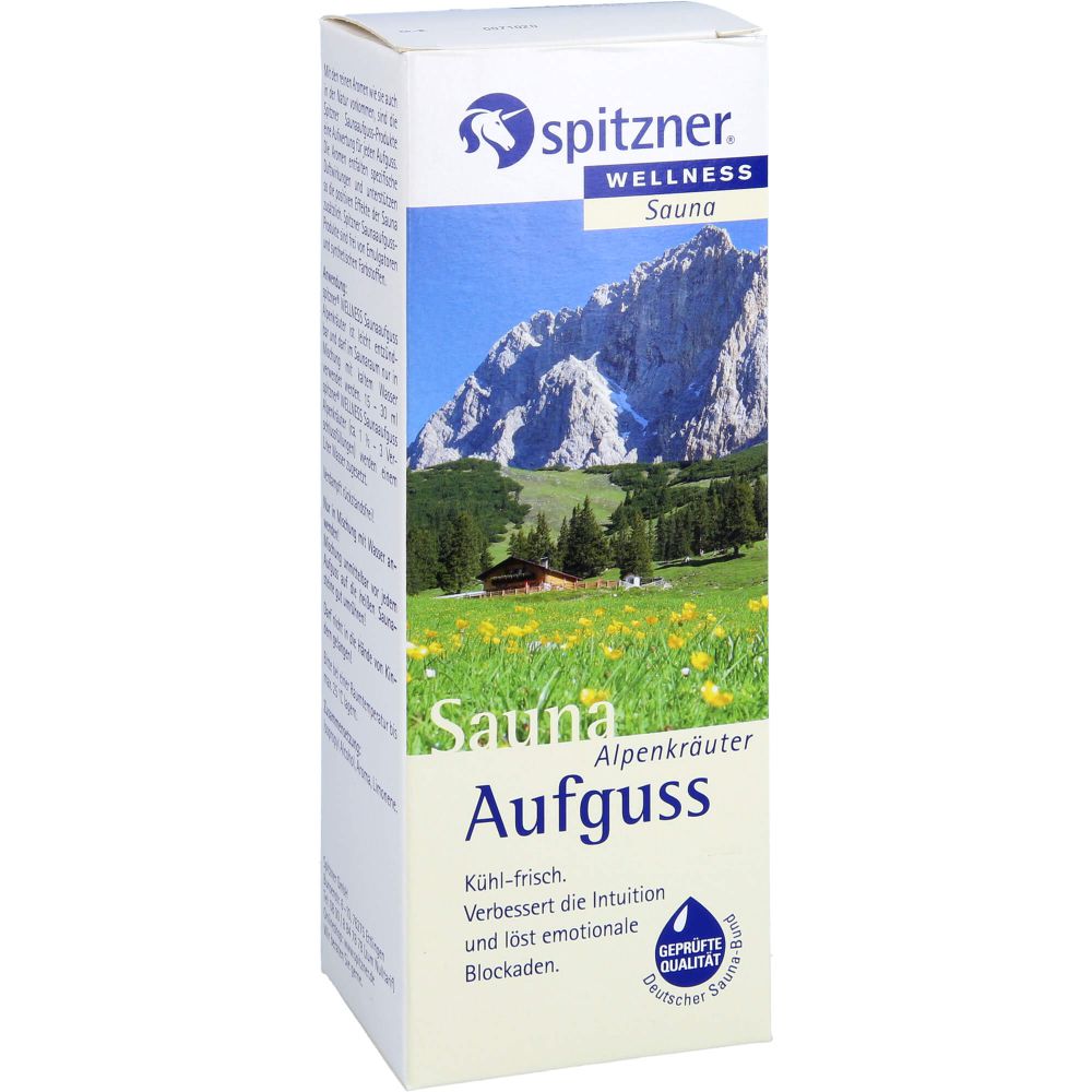 SPITZNER Saunaaufguss Alpenkräuter Wellness