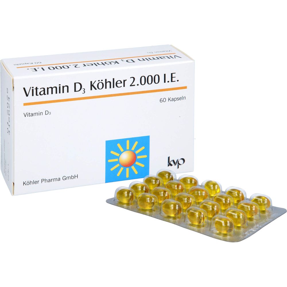 VITAMIN D3 KÖHLER 2.000 I.E. Kapseln