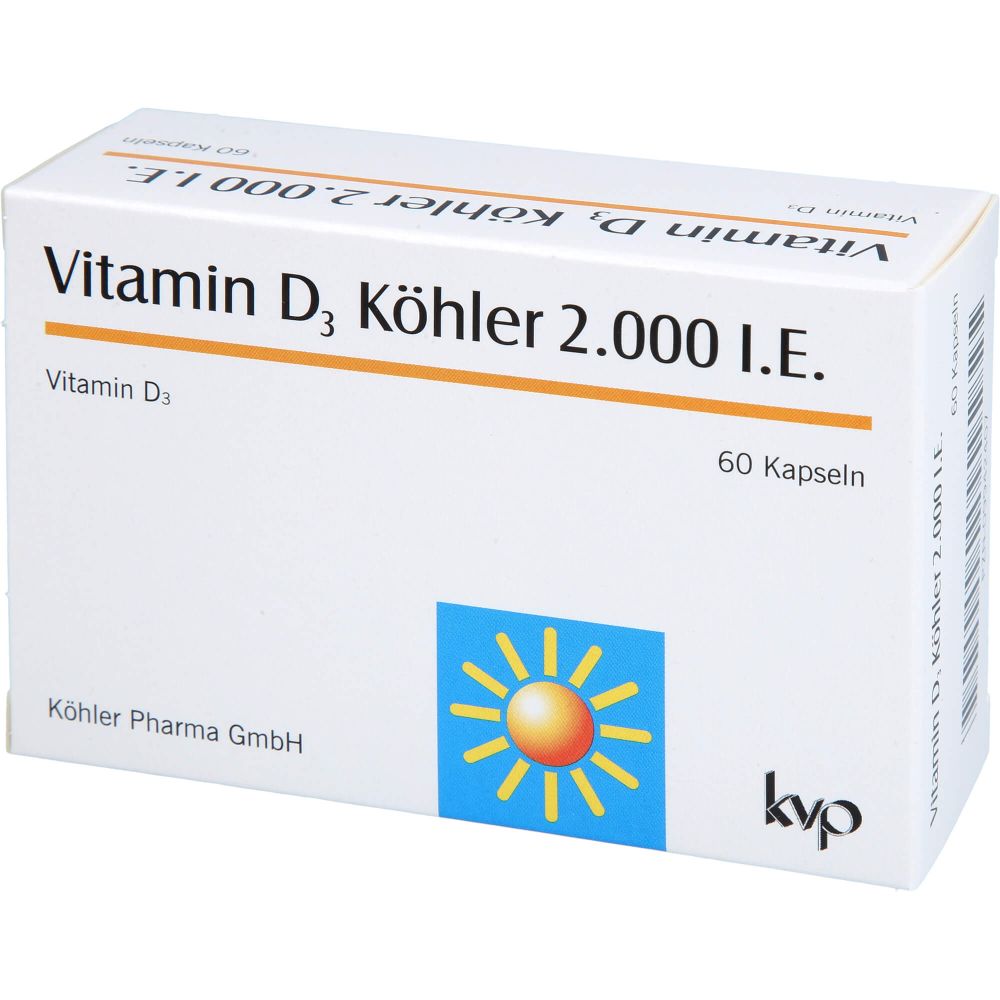 VITAMIN D3 KÖHLER 2.000 I.E. Kapseln