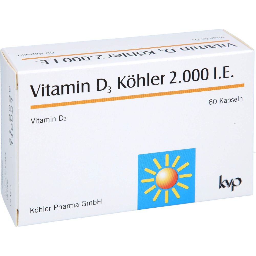 VITAMIN D3 KÖHLER 2.000 I.E. Kapseln